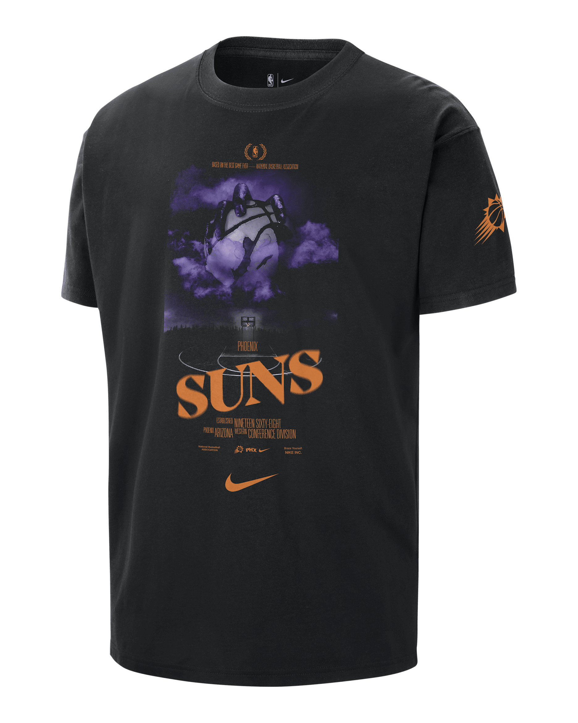 nba サンズ　phoenix Tシャツ NBA】フェニックス・サンズ 長袖Tシャツ（SUNS) | WOWOW百貨店